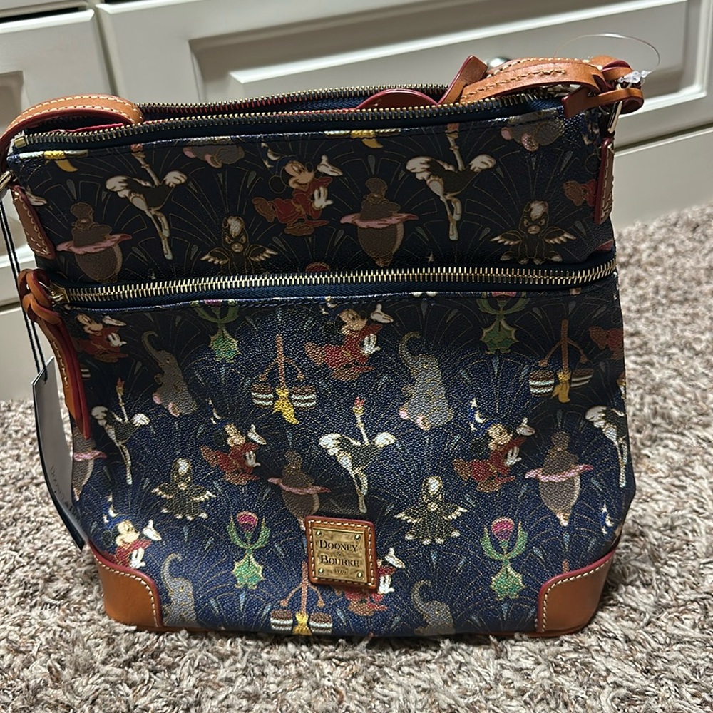 Disney Dooney & Bourke 80 years Fantasia crossbody NWT